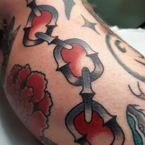 Traditional tattoo by Teethgrinder in Zagreb