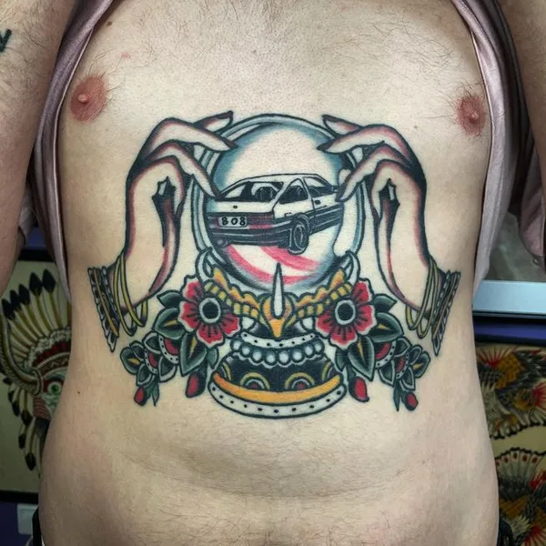 Traditional tattoo by Jesper Jørgensen in København