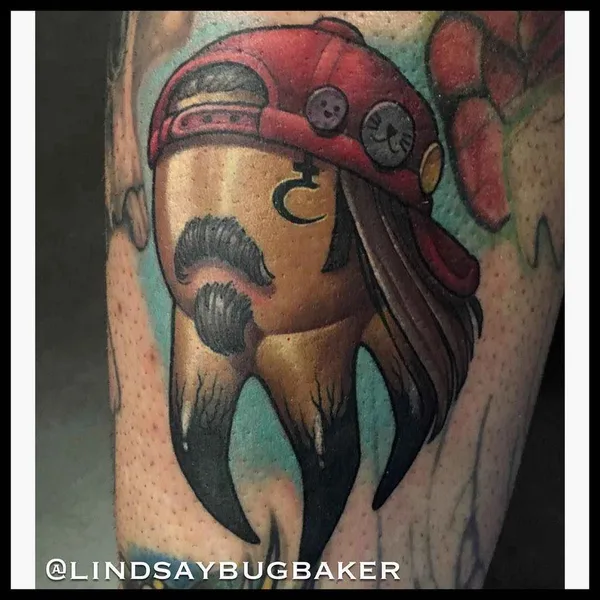 New School tattoo by Timmy B in Northampton