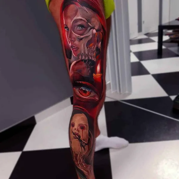 Realism tattoo by Andrzej Niuniek Misztal in Jarosław