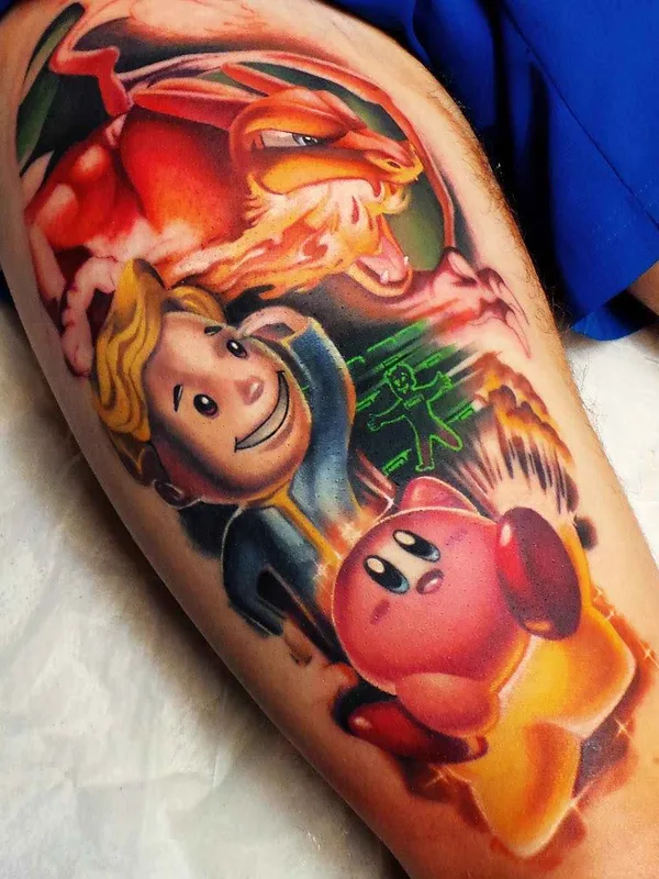 Author's Style tattoo by Steven Compton in Houston