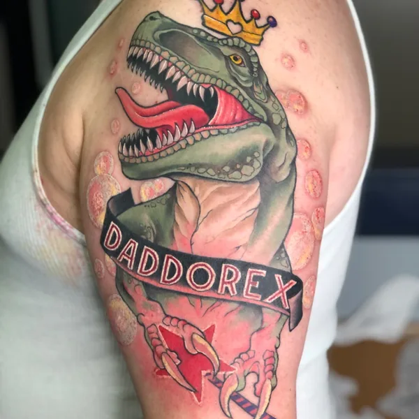 Neo Traditional tattoo by Blu in Saint Paul