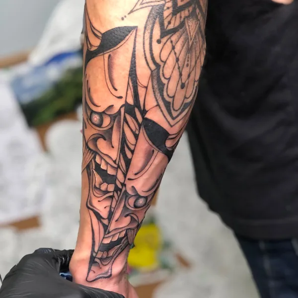 Neo Traditional tattoo by Blu in Saint Paul