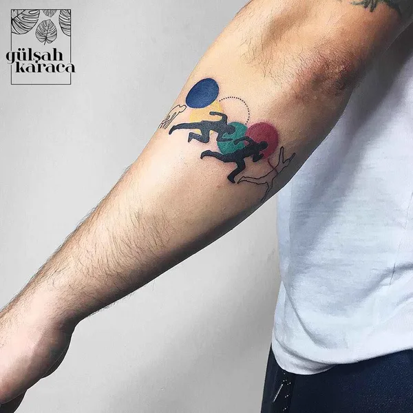 Акварель tattoo by Gülşah KARACA in Стамбул