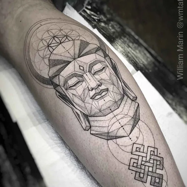Linework tattoo by William Marin