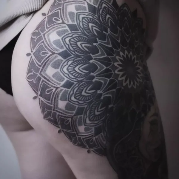 Black tattoo by Денис Рязанов  in Казань