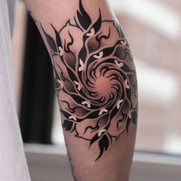 Ornamental tattoo by Kiwa in Seoul