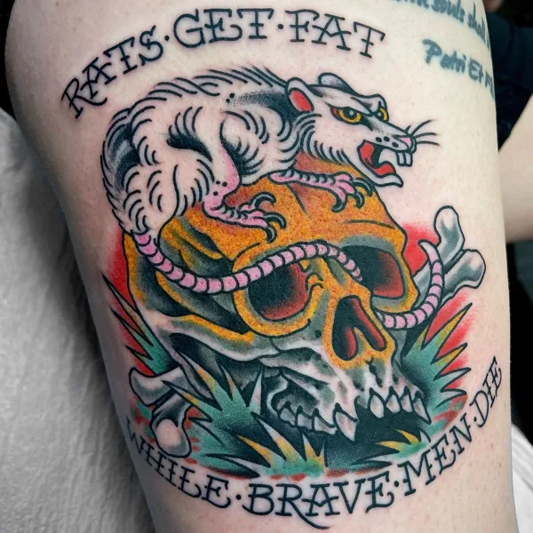 Traditional tattoo by Rob Hamilton in Washington, D.C.