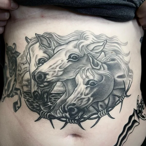 Traditional tattoo by Rob Hamilton in Washington, D.C.
