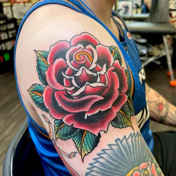 Traditional tattoo by Rob Hamilton in Washington, D.C.