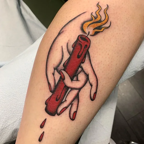 Traditional tattoo by Ellen Perry in Washington, D.C.