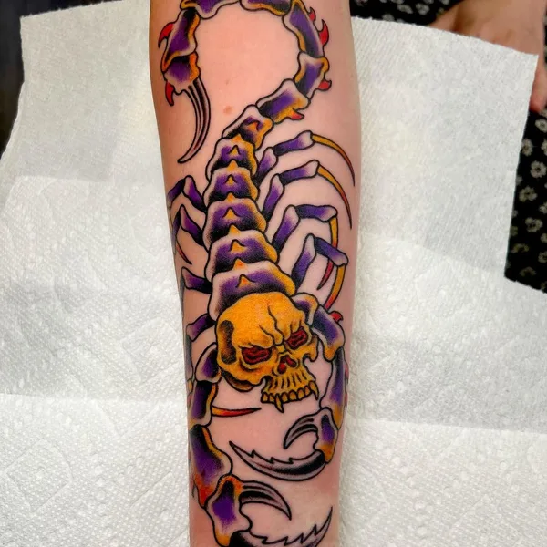 Old School tattoo by Guilherme Bacellar in Washington, D.C.
