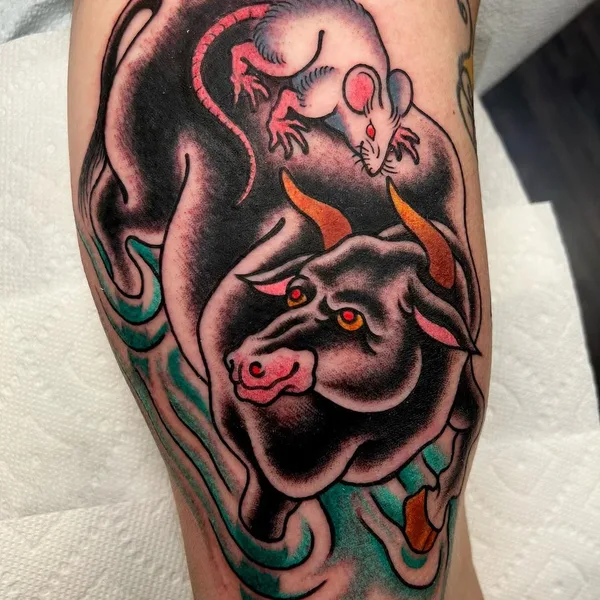 Old School tattoo by Guilherme Bacellar in Washington, D.C.