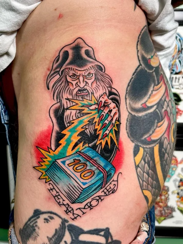 color traditional Tatuaggio su side #56999 | Tatuatore Guilherme Bacellar