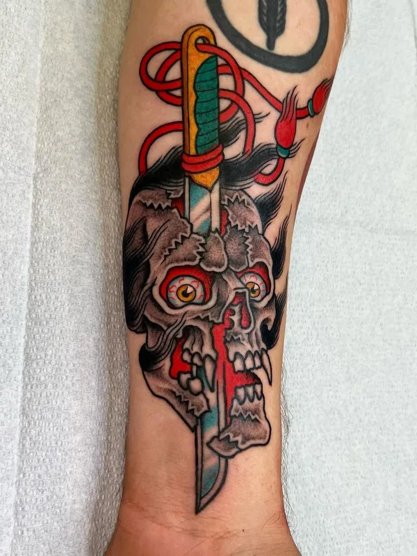 color traditional Tatuaggio su forearm #56992 | Tatuatore Guilherme Bacellar