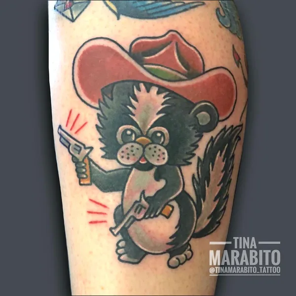 Traditional tattoo by Tina Marabito in Wilmington
