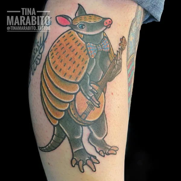 Traditional tattoo by Tina Marabito in Wilmington