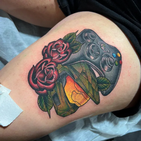Old School tattoo by Kelsey King in Wilmington
