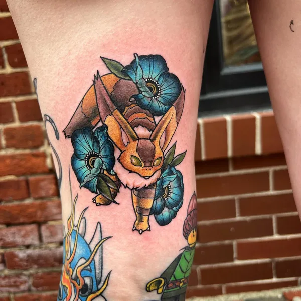 Old School tattoo by Kelsey King in Wilmington