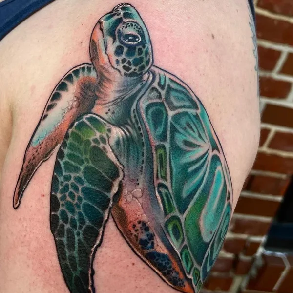 Portrait tattoo by Oba Jackson in Wilmington