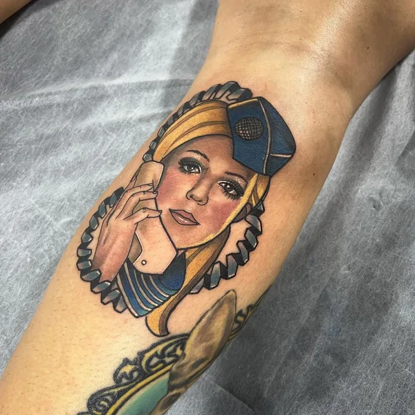 Neo Traditional tattoo by Anna Gabrielle in Wilmington
