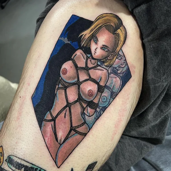 Neo Traditional tattoo by Anna Gabrielle in Wilmington