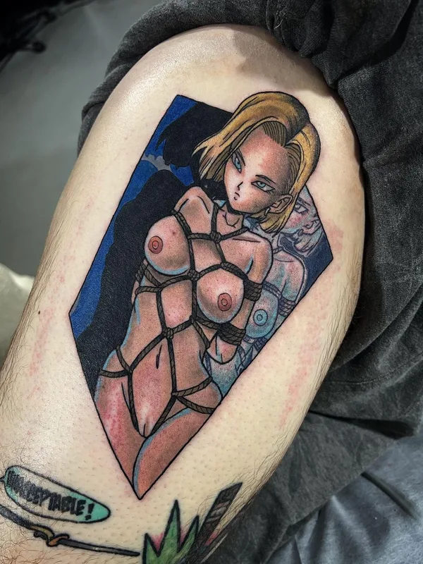color anime Tatuaggio su upper arm #57041 | Tatuatore Anna Gabrielle
