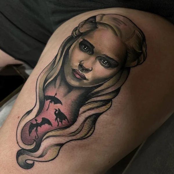 Neo Traditional tattoo by Anna Gabrielle in Wilmington