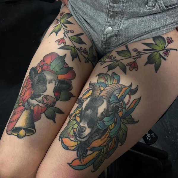Neo Traditional tattoo by Anna Gabrielle in Wilmington