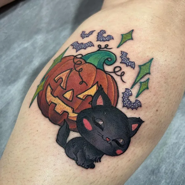Neo Traditional tattoo by Anna Gabrielle in Wilmington