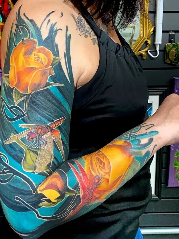 color illustrative Tatuagem em full sleeve #57066 | Tatuador Sean Gilbert