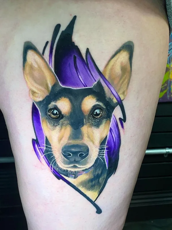 color realism Tatuagem em thigh #57063 | Tatuador Sean Gilbert