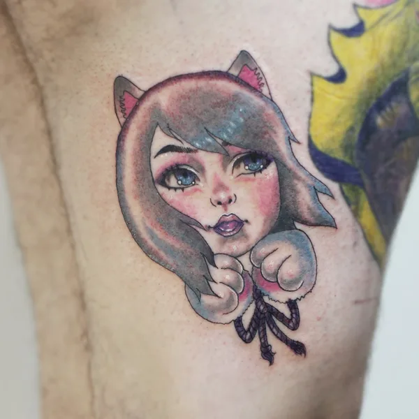 Neo Traditional tattoo by Anna Guskova in Tbilisi