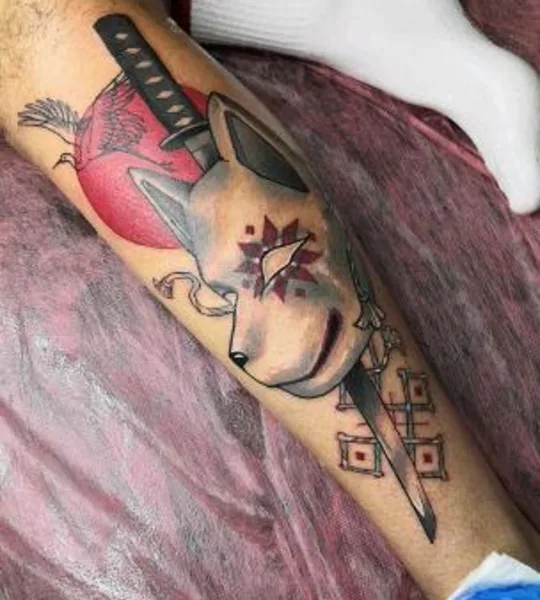 Neo Traditional tattoo by Anna Guskova in Tbilisi