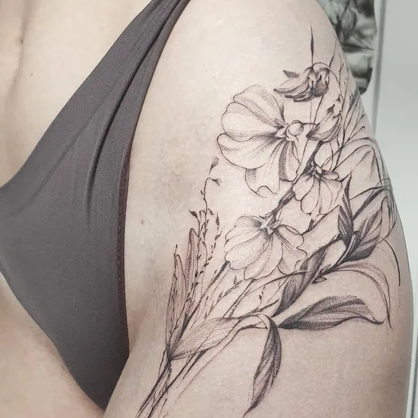 Дотворк tattoo by Anna Voevodina in Калининград