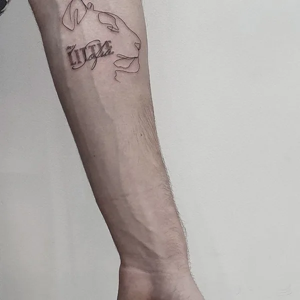 Дотворк tattoo by Anna Voevodina in Калининград