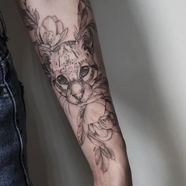 Дотворк tattoo by Anna Voevodina in Калининград