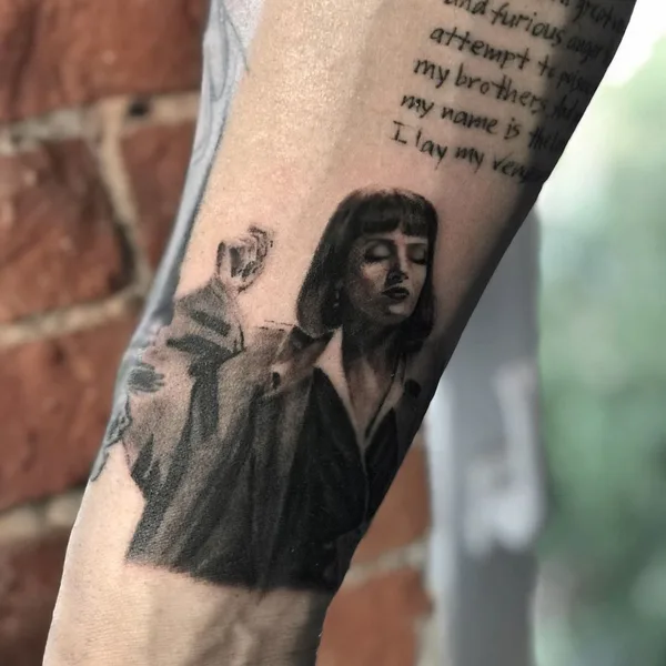 Дотворк tattoo by Anna Voevodina in Калининград