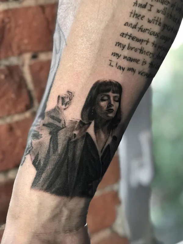 black and grey black and grey татуировка на forearm #37421 | Тату мастер Anna Voevodina