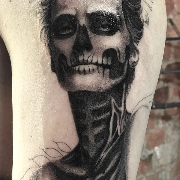Дотворк tattoo by Anna Voevodina in Калининград