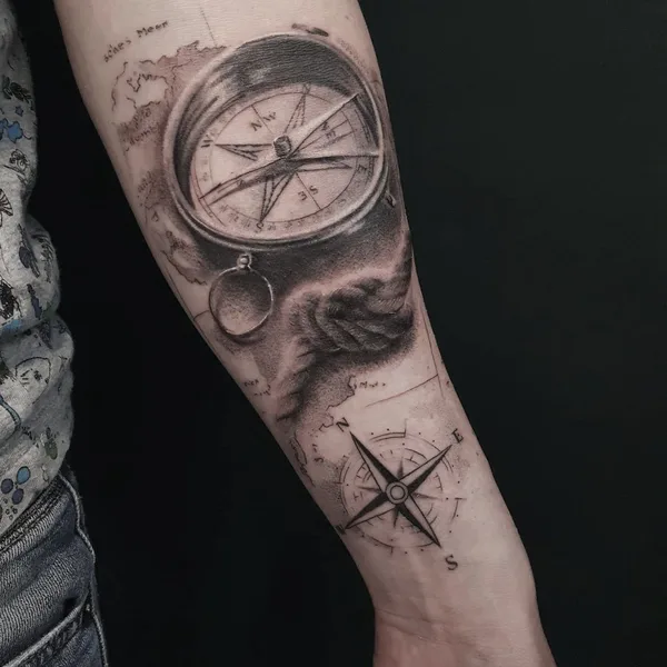 Дотворк tattoo by Anna Voevodina in Калининград