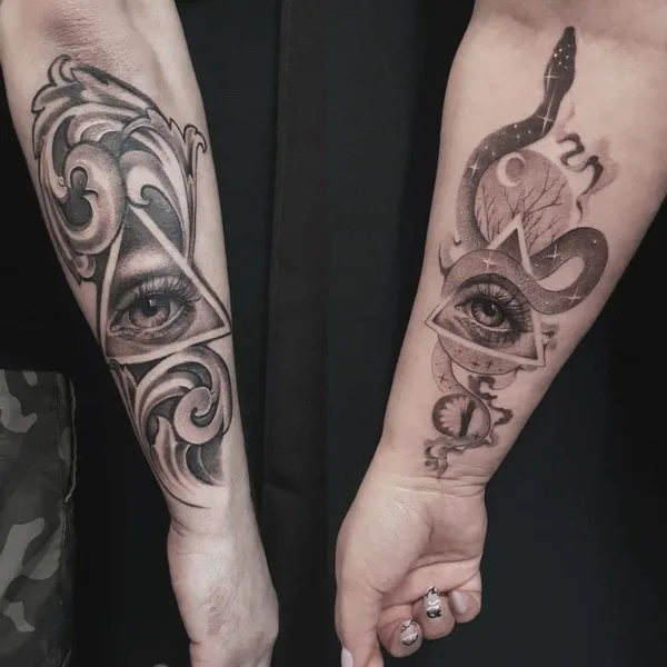 Дотворк tattoo by Anna Voevodina in Калининград