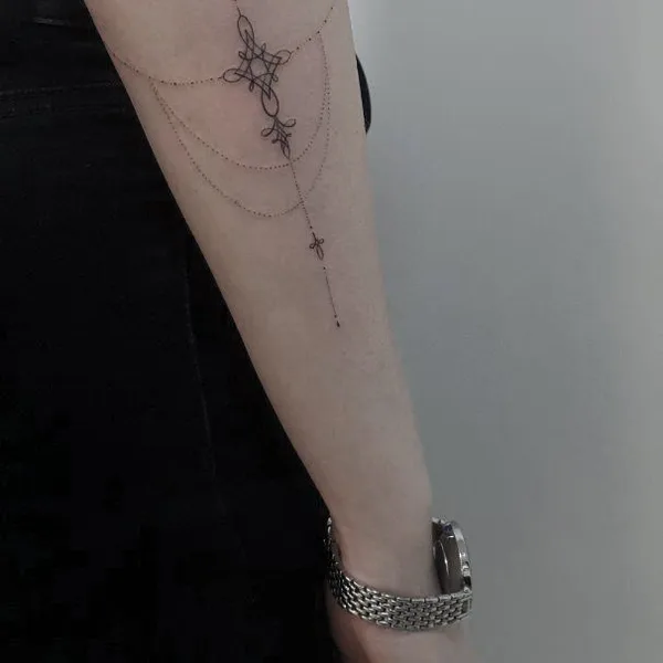 Дотворк tattoo by Anna Voevodina in Калининград