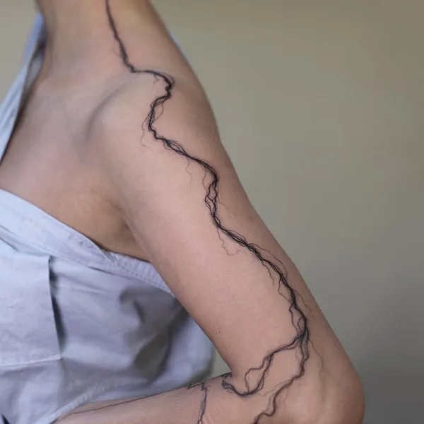 Graphic tattoo by Константин Строкин in Los Angeles