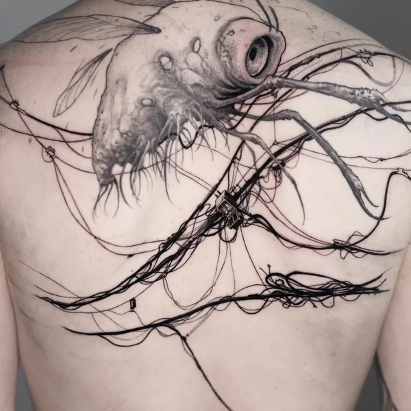 Graphic tattoo by Константин Строкин in Los Angeles