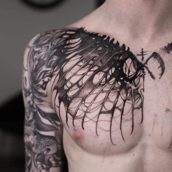 Graphic tattoo by Константин Строкин in Los Angeles