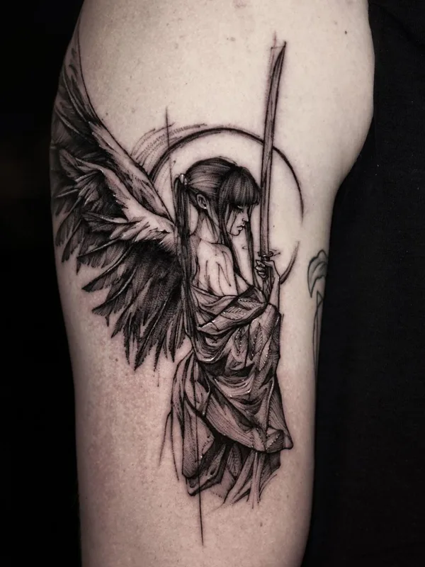 Графика tattoo by BK in Seoul