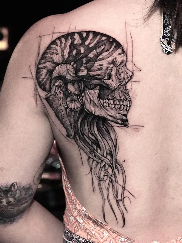 Графика tattoo by BK in Seoul