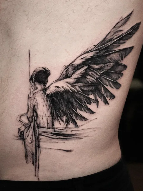 Графика tattoo by BK in Seoul