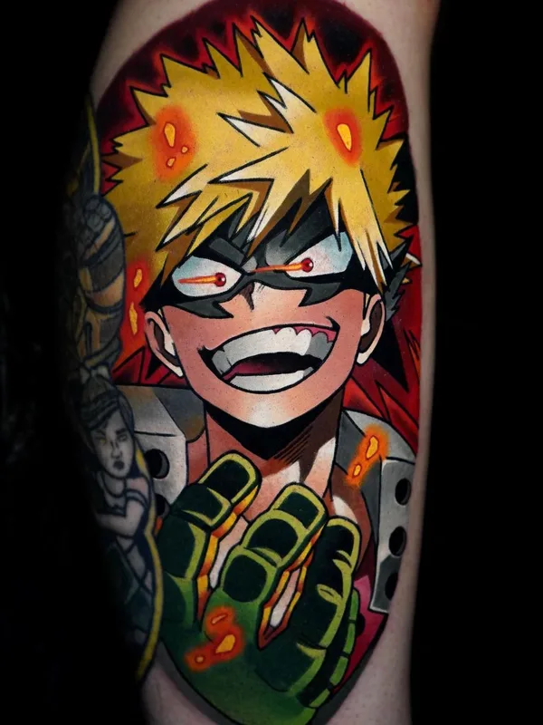 color anime Tatuaggio su forearm #42326 | Tatuatore Dane Grannon